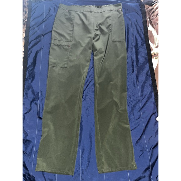 Scrub Star Women's Scrub Uniform Pants Elastic Waist XL Evergreen (army green) - Picture 1 of 6